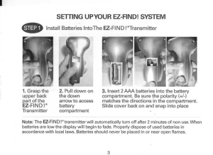 Setting up your EZ-Find! system